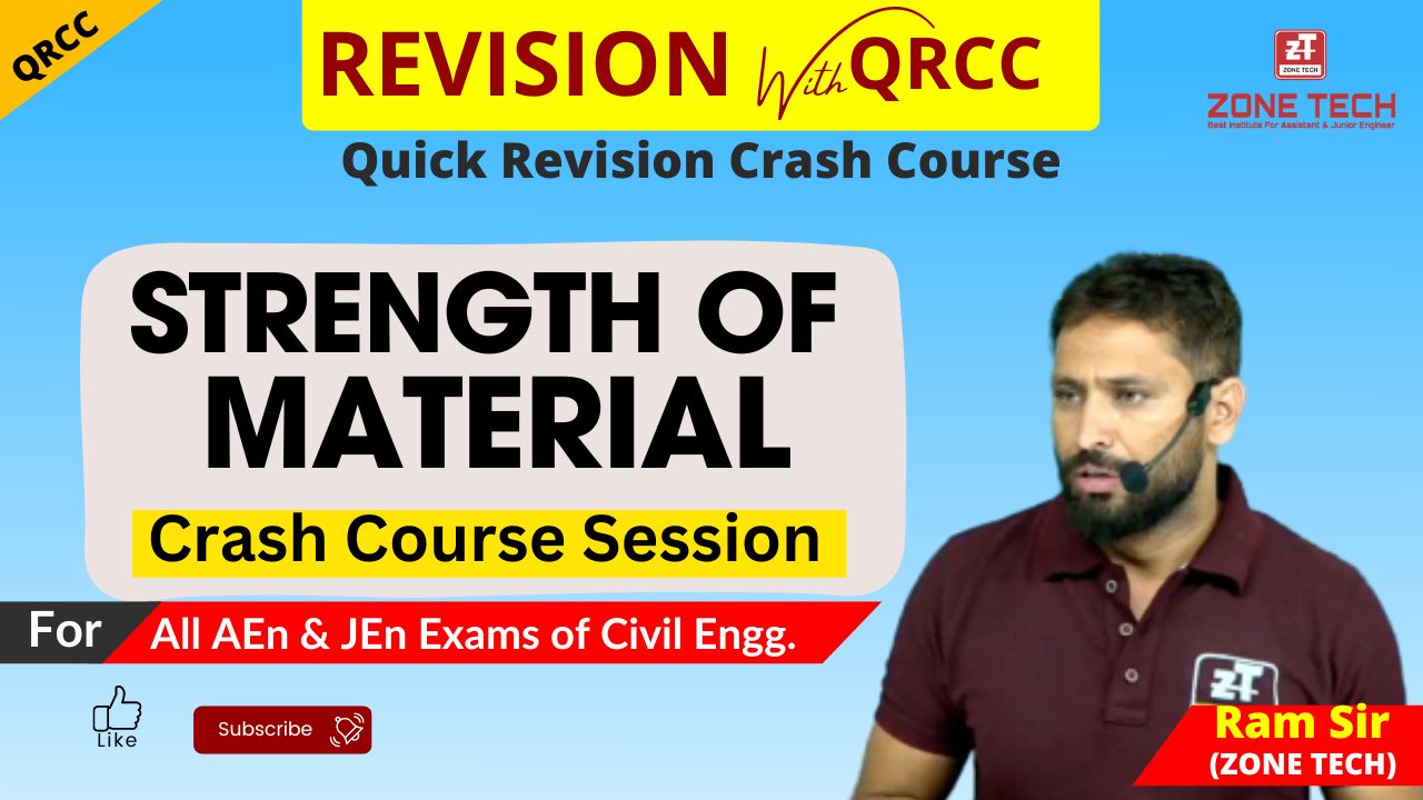 Strength Of Material Quick Revision Crash Course QRCC Civil Engineering