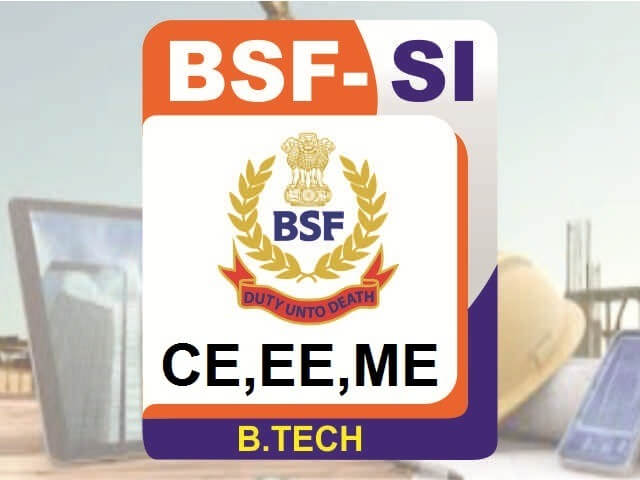 BSF SI- JE Online Classes