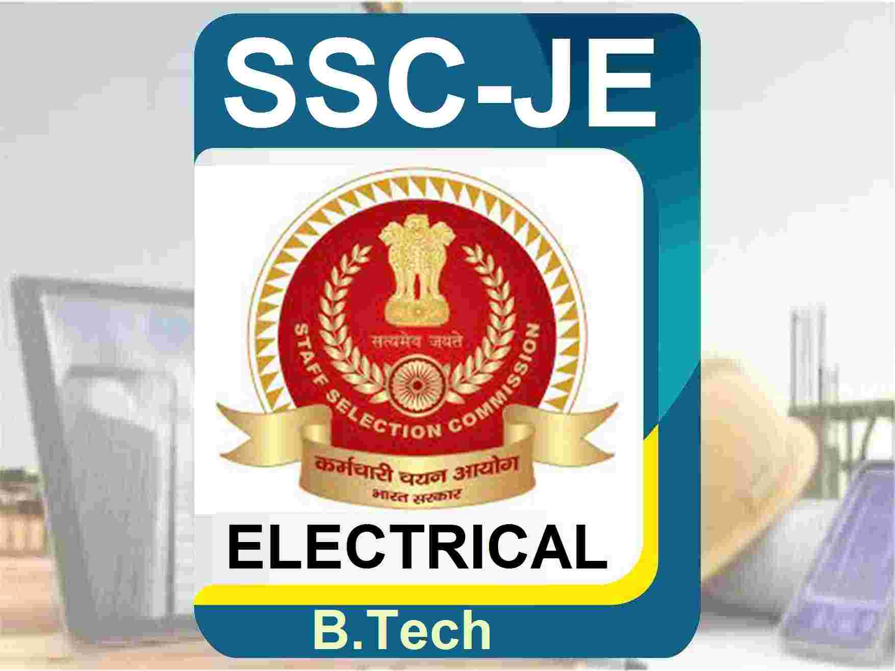 SSC JE Online Classes 2025 Electrical (B.Tech)