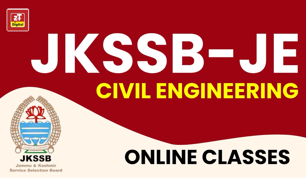 JKSSB JE Online classes - Civil Engineering